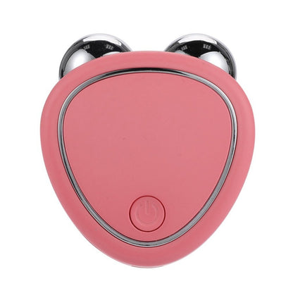 Portable Facial Microcurrent Beauty Instrument – Double Roller Massager for Lifting & Reducing Edema CJ