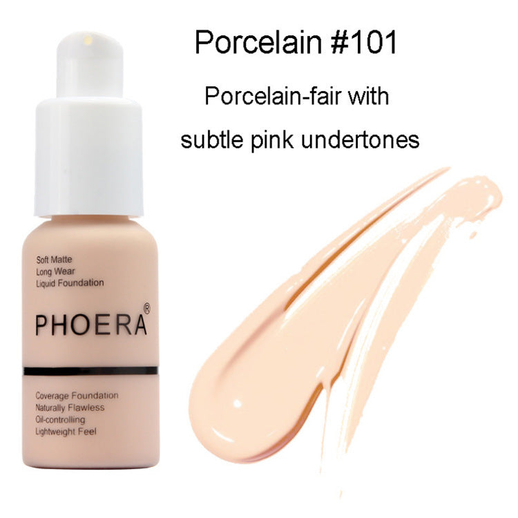 Matte Concealer Foundation Cream – Oil Control Natural Color Press Type CJ
