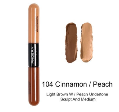 Double-Head Liquid Concealer – Natural Color Brightening for All Skin Types CJ