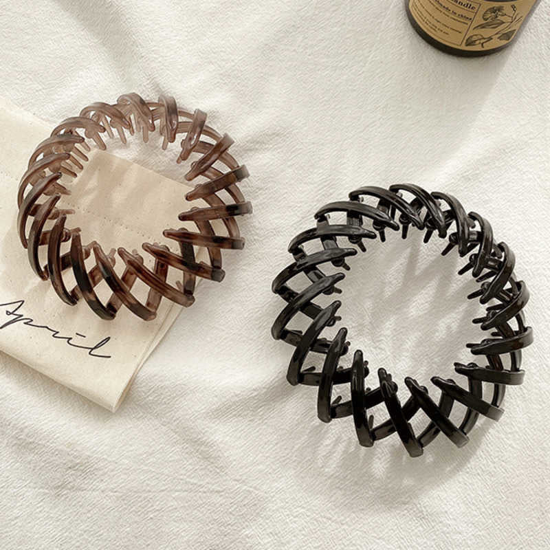 Women Hair Coiler Hairpin High Ponytail Holder