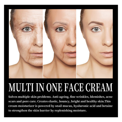 Snail Repair Face Cream – Anti-Aging, Wrinkle Fading & Firming Moisturizer