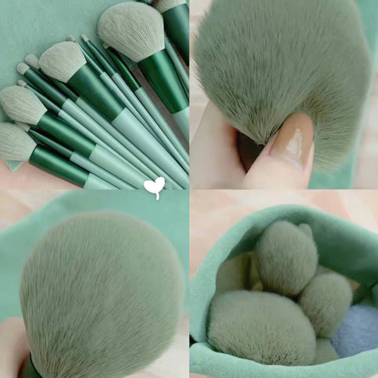 13-Piece Makeup Brush Set – Foundation, Concealer, Blush & Eyeshadow Brushes CJ