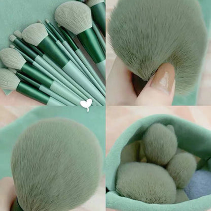 13-Piece Makeup Brush Set – Foundation, Concealer, Blush & Eyeshadow Brushes CJ