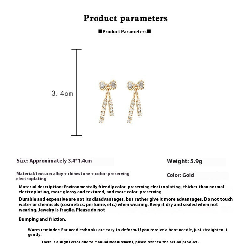 INS Butterfly Rhinestone Earrings – Fashionable & Elegant Jewelry CJ