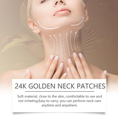 24K Gold Collagen Neck Patch – Firming & Hydrating Treatment