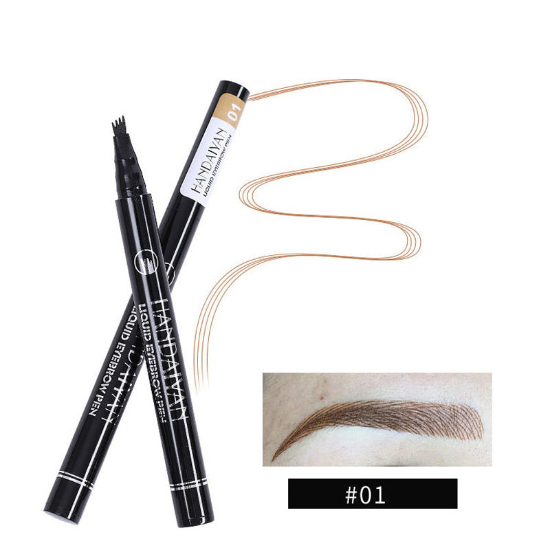 4-Head Liquid Eyebrow Pencil – Multi-Function Tattoo & Shaping Eyebrow Tool CJ