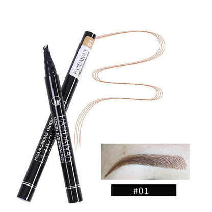 4-Head Liquid Eyebrow Pencil – Multi-Function Tattoo & Shaping Eyebrow Tool CJ