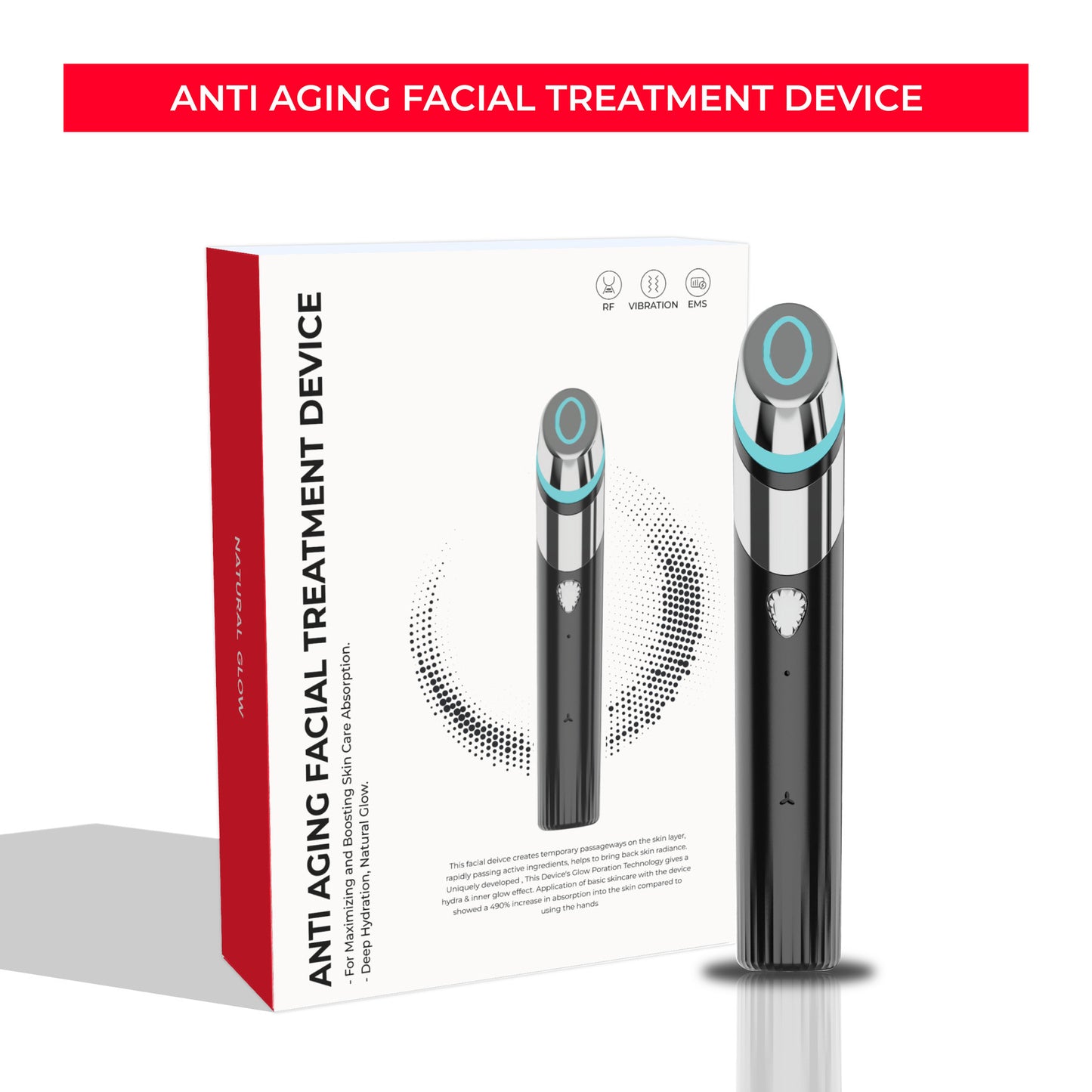 EMS Microcurrent Beauty Instrument – Pore Tightening and Skin Rejuvenation Device