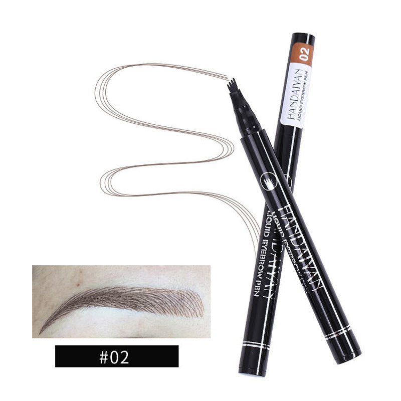 4-Head Liquid Eyebrow Pencil – Multi-Function Tattoo & Shaping Eyebrow Tool CJ