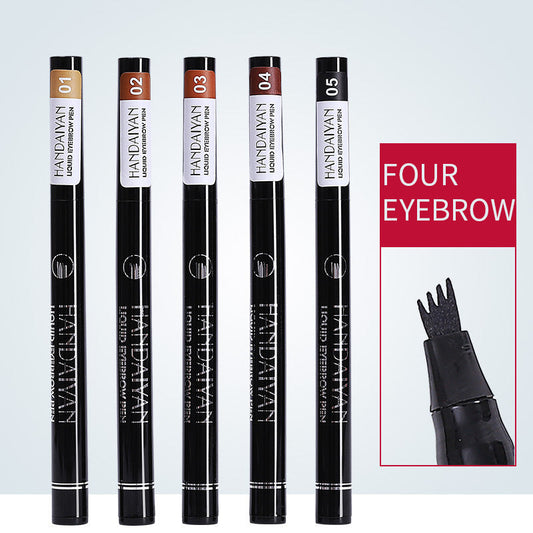 4-Head Liquid Eyebrow Pencil – Multi-Function Tattoo & Shaping Eyebrow Tool CJ