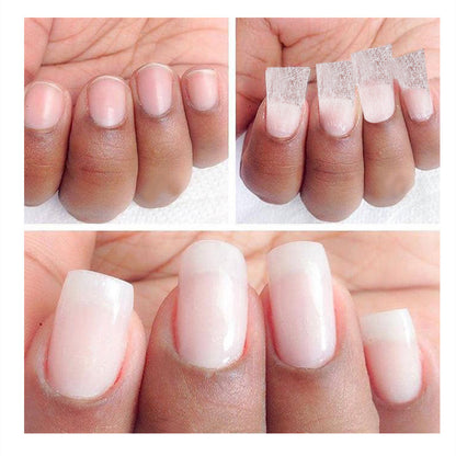 Nail Extension Fiber Set – Gel Repair Liquid with Paper-Free Support Sheets for Easy Nail Extensions
