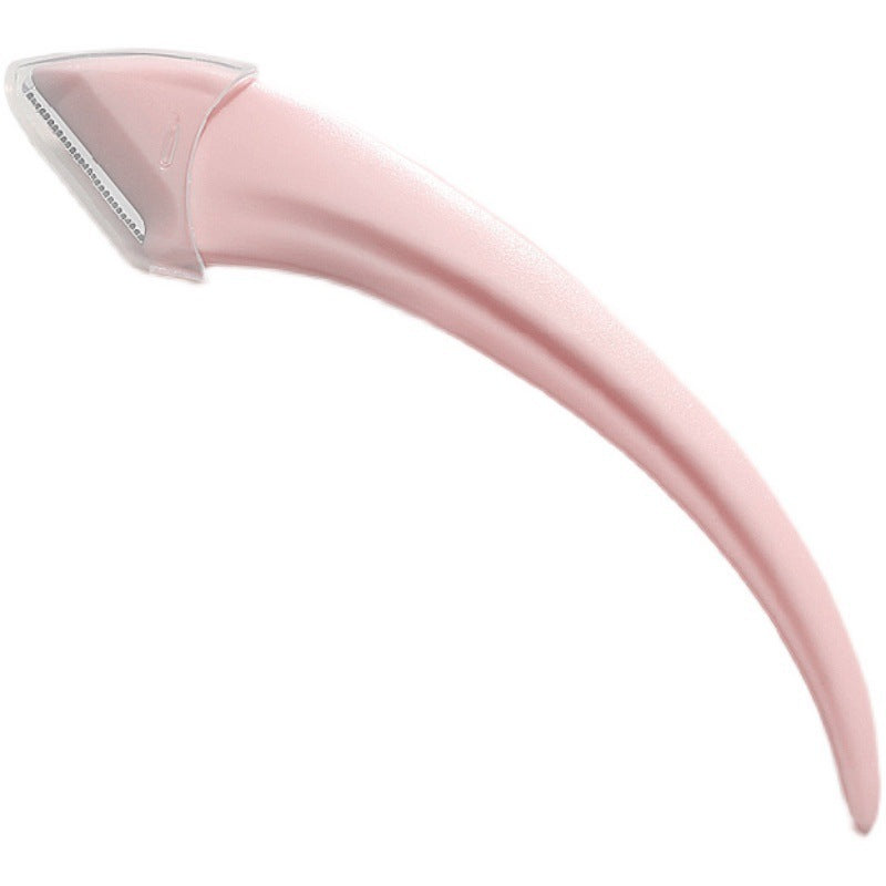 Eyebrow Trimming Knife with Comb – Curved Moon Small Beauty Tool CJ