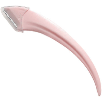 Eyebrow Trimming Knife with Comb – Curved Moon Small Beauty Tool CJ