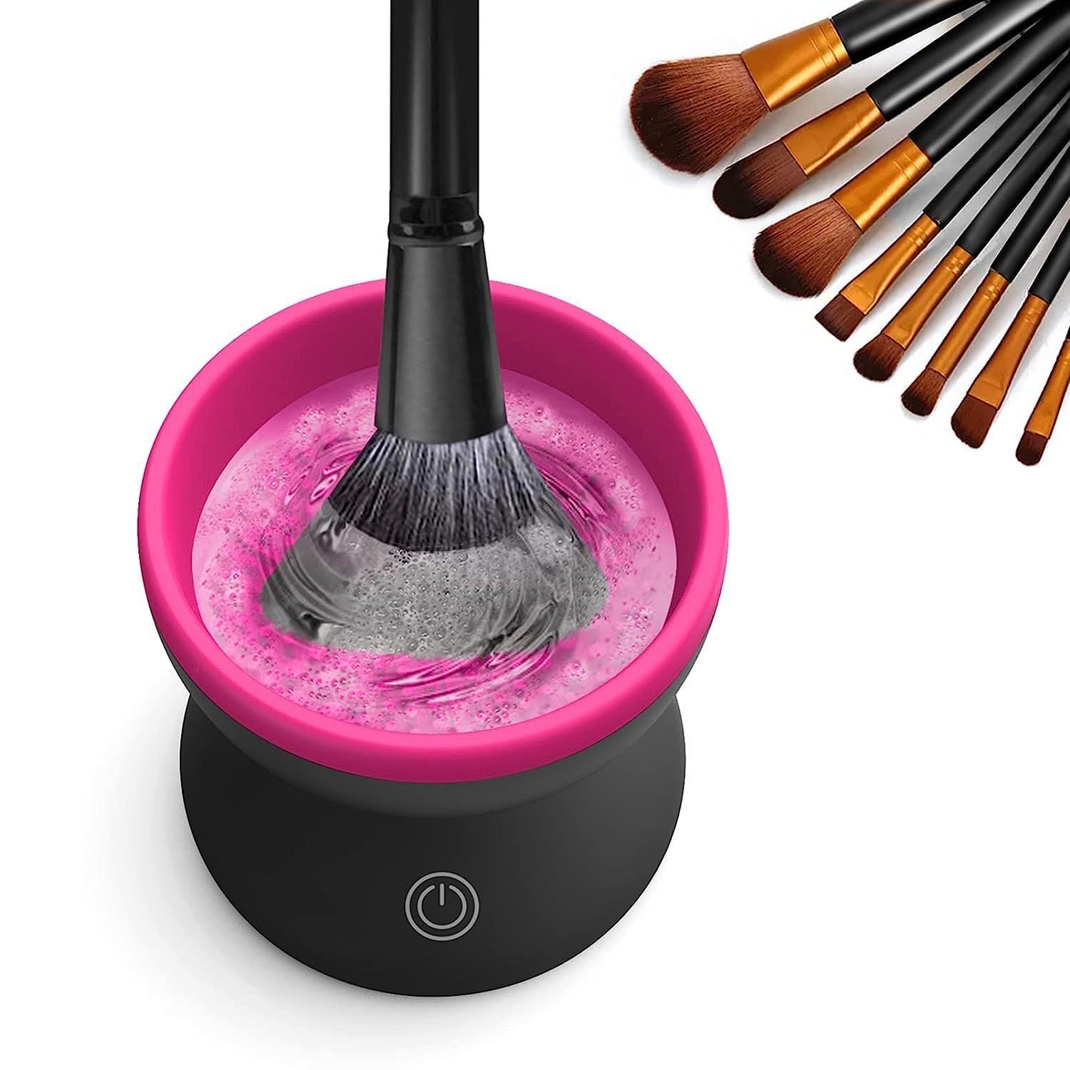 Electric Makeup Brush Cleaner – Portable Automatic USB Tool for All Brush Sizes CJ
