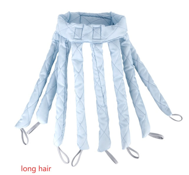 Silk Ribbon Hair Curlers – DIY Heatless Curling Rod Headband for Women