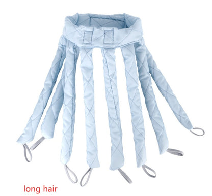 Silk Ribbon Hair Curlers – DIY Heatless Curling Rod Headband for Women