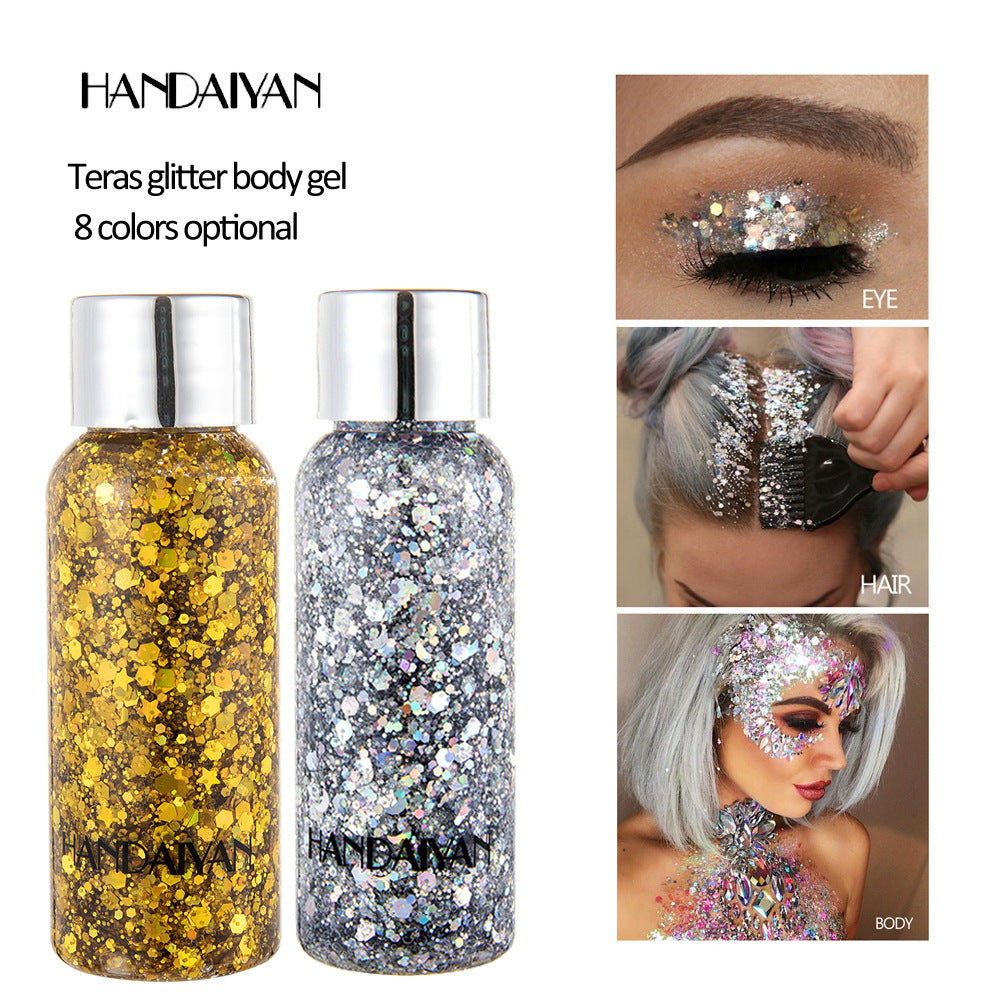 Multi-Purpose Glitter Gel – Eye, Nail, Hair, Body & Face Decoration