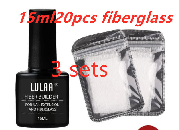 Nail Extension Fiber Set – Gel Repair Liquid with Paper-Free Support Sheets for Easy Nail Extensions