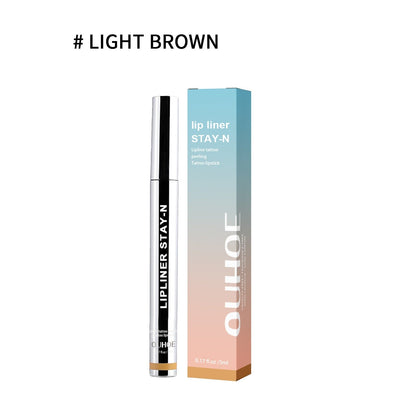 Dark Brown Lip Liner Pen – Waterproof, Long-Lasting, and Plumping Lip Definition CJ