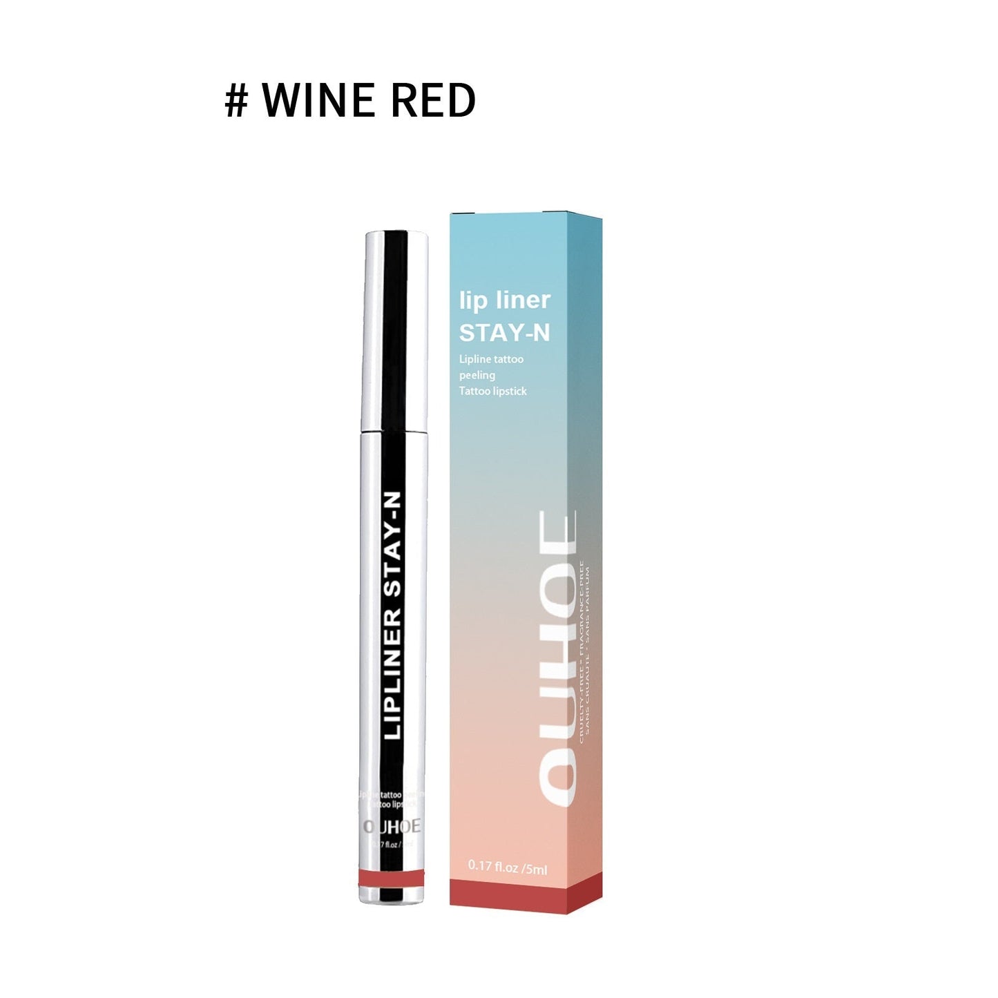 Dark Brown Lip Liner Pen – Waterproof, Long-Lasting, and Plumping Lip Definition CJ