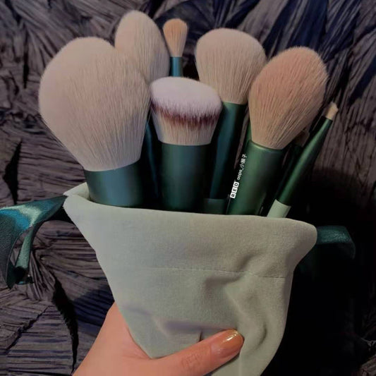 13-Piece Makeup Brush Set – Foundation, Concealer, Blush & Eyeshadow Brushes CJ