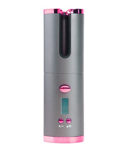 Rechargeable Automatic Hair Curler – Portable Ceramic Curling Iron with LCD Display CJ