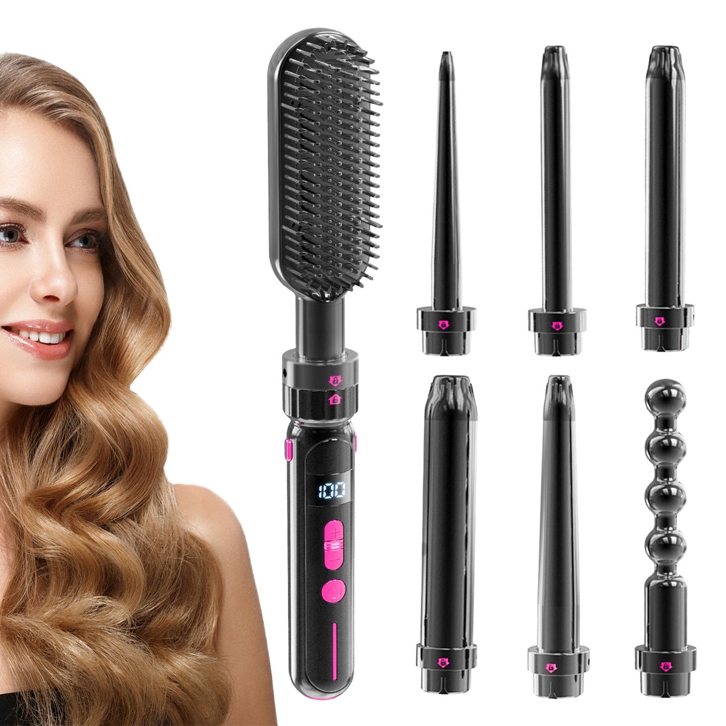 Safe Easy-to-Use Hair Curling Sticks – Multiple Shapes for Custom Curls CJ