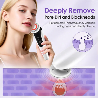 7-in-1 RF EMS Facial Massager – Multifunction Skin Care Tool for Face Lift, Wrinkle Removal & Skin Rejuvenation
