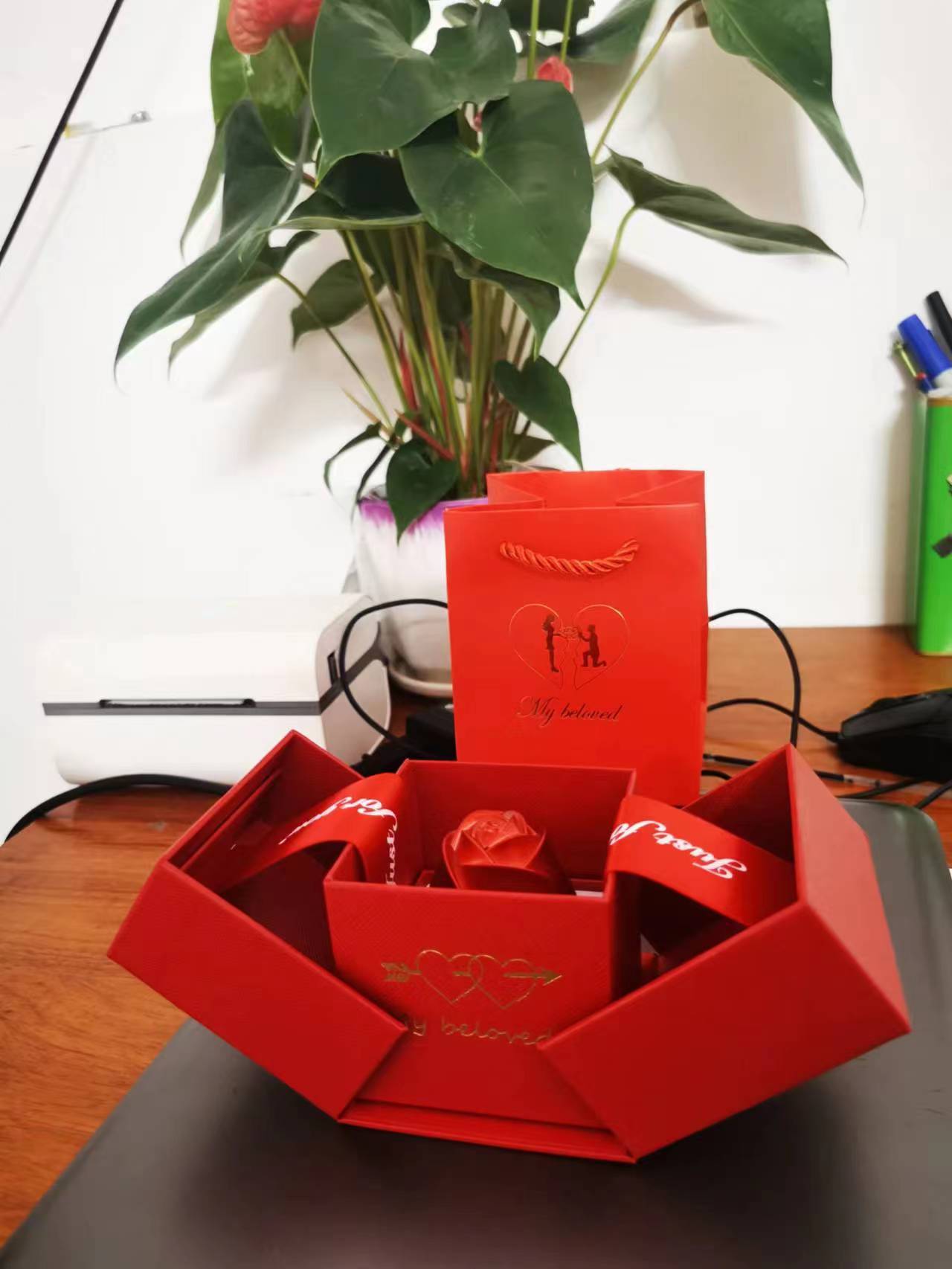 100 Languages “I Love You” Projection Necklace – Romantic Jewelry Gift for Women CJ