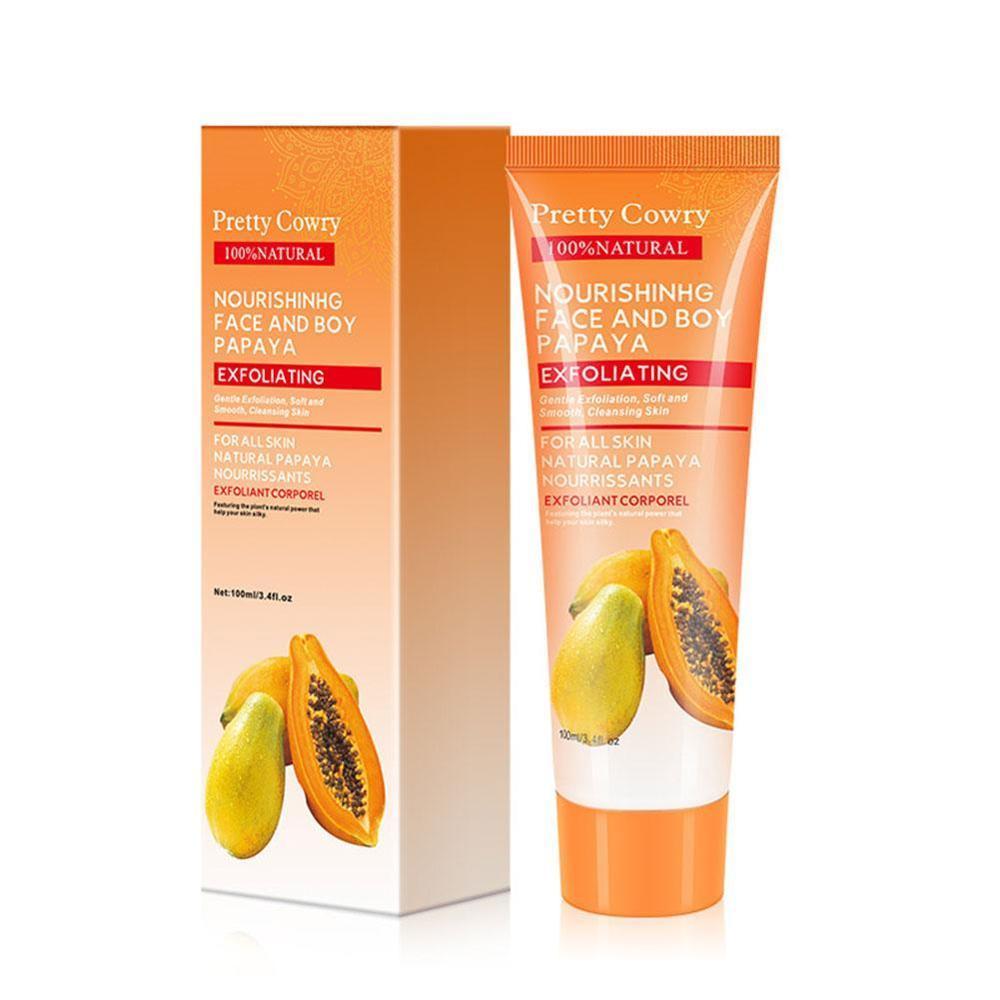 Cucumber Coconut Papaya Exfoliating Gel – Gentle Face & Body Cleansing 100ml CJ