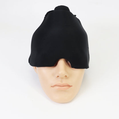 Migraine Relief Hat – Cold Therapy Head Wrap & Eye Mask for Puffy Eyes CJ