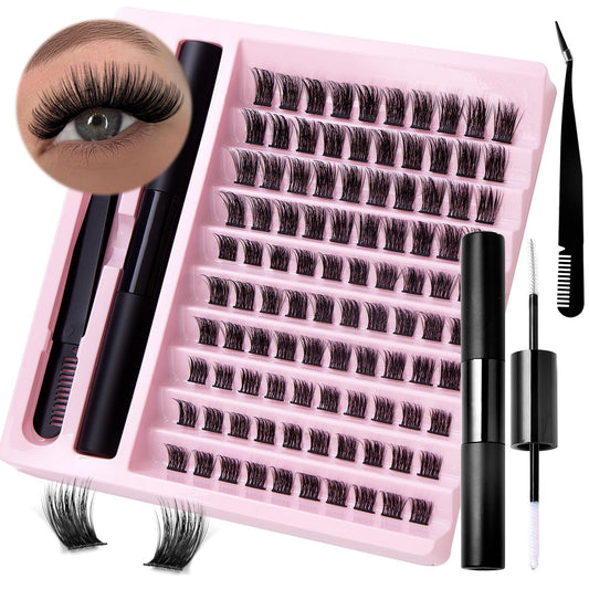 Large Capacity Single Cluster False Eyelashes Set