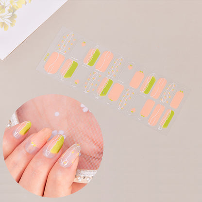 Rainbow Full-Coverage Cute Nail Stickers