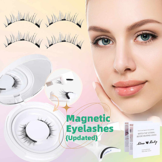 Natural Magnetic False Eyelashes – Soft Mink Hair, Easy to Wear Daily Lashes