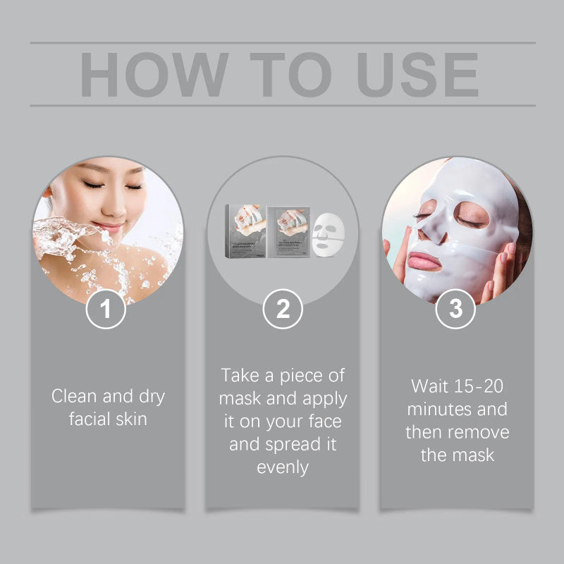 Bio Collagen Deep Moisturizing Face Mask – Overnight Anti-Aging Facial Care