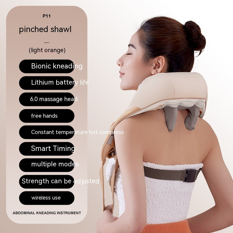 Electric Shoulder & Neck Massager – Oblique Muscle Kneading Clip for Pain Relief and Relaxation CJ