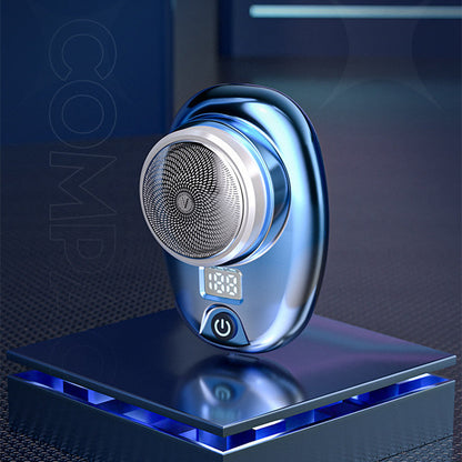 Digital Waterproof Portable Electric Shaver – Travel-Friendly Rechargeable Razor CJ