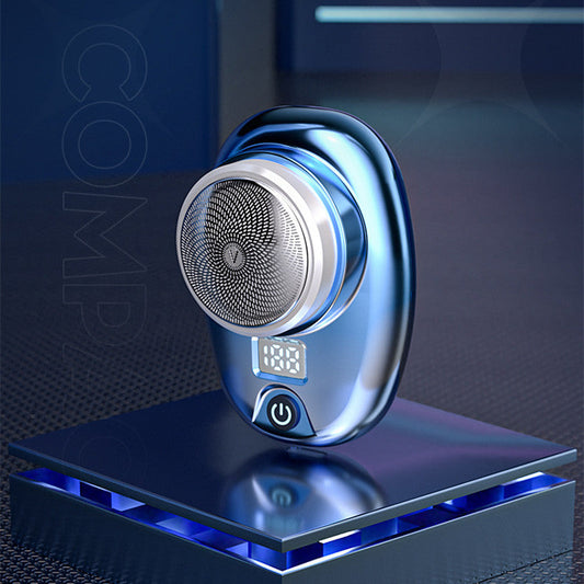 Digital Waterproof Portable Electric Shaver – Travel-Friendly Rechargeable Razor CJ