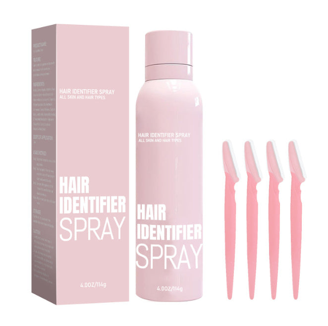 Hair Identifier Spray Set – Moisturizing Dermaplaner Spray for Face Shaving CJ