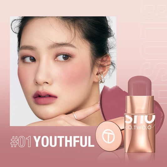 Vital Smooth Blush Stick – Cream Blush for Natural Toning and Brightening CJ