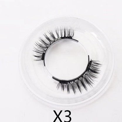 Reusable Magnetic Self-Adhesive Eyelashes – Easy, Natural, Waterproof False Lashes