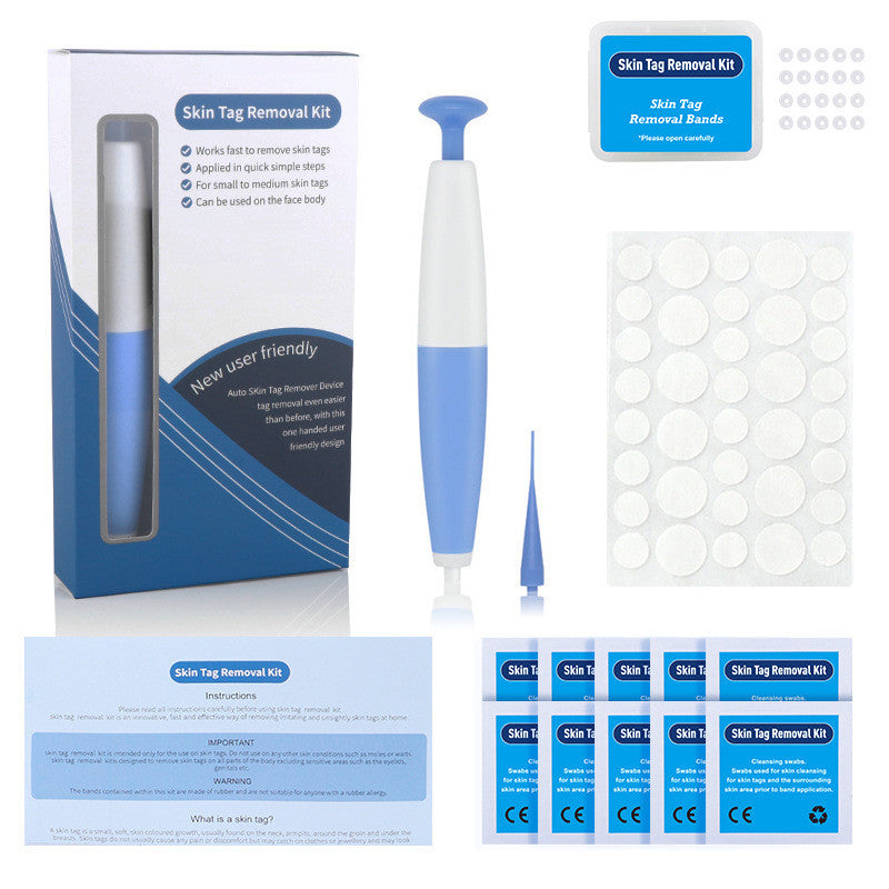 Skin Tag Removal Kit Home Use Mole Wart Remover Micro Band Skin Tag Treatment Tool Easy To Clean Skin Care Tool CJ