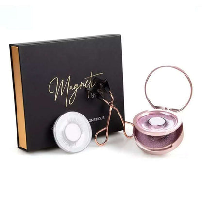 Reusable Magnetic Self-Adhesive Eyelashes – Easy, Natural, Waterproof False Lashes