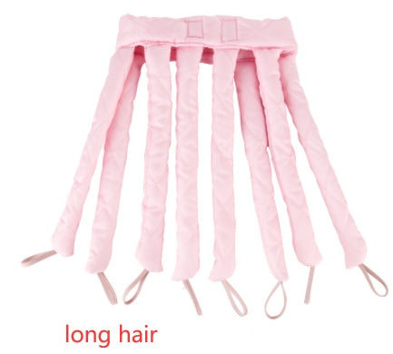 Silk Ribbon Hair Curlers – DIY Heatless Curling Rod Headband for Women