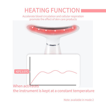 IPL Wrinkle Removal and Neck Lift Device – Heating Beauty Tool for Smoothing Wrinkles and Firming Skin