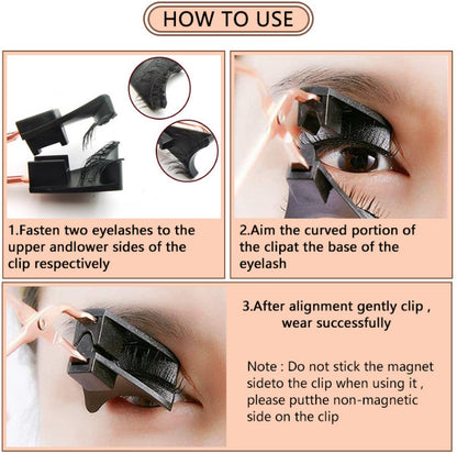 Magnetic False Eyelash Clip Set – Easy Application