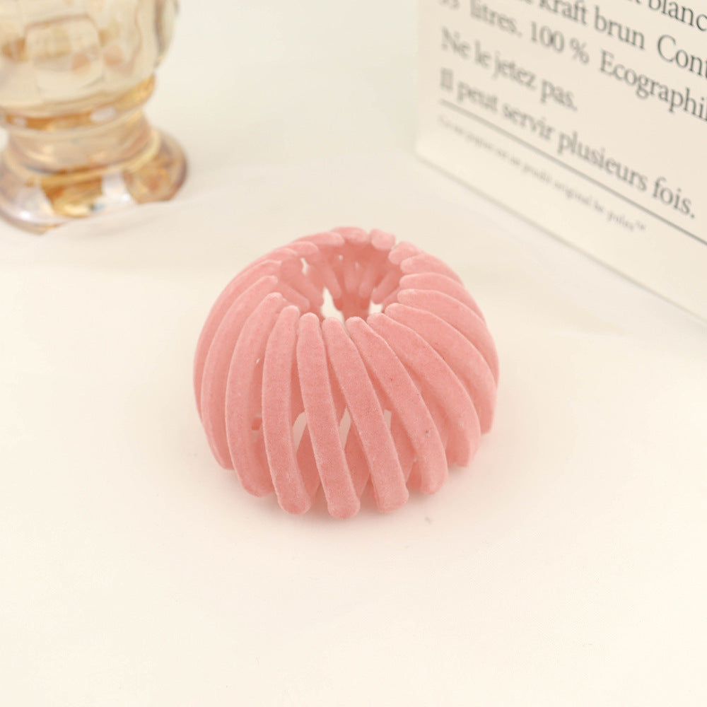 Women Hair Coiler Hairpin High Ponytail Holder