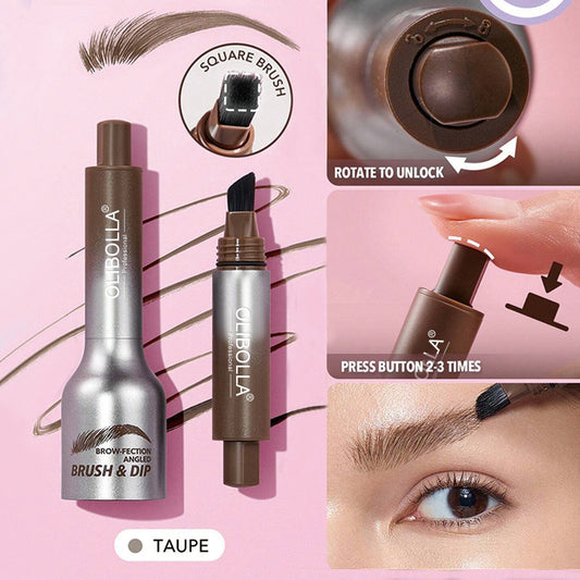 Big Brush Multi-Purpose Press Eyebrow Pencil – Smudge-Proof Hairline Enhancer