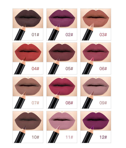 NICEFACE Nude Matte Lipstick Pencil – Long-Lasting Smooth Lip Color