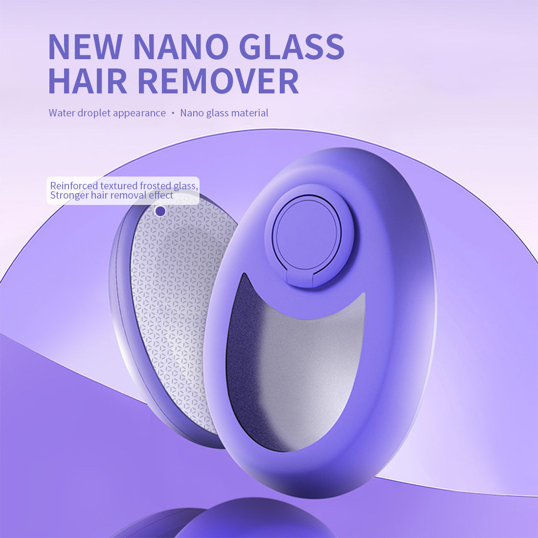 Upgraded Crystal Hair Eraser – Painless Magic Crystal Epilator for Easy Hair Removal